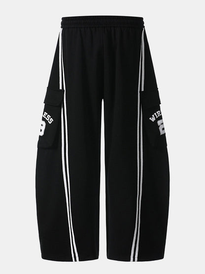 Striped Baggy Sweatpants