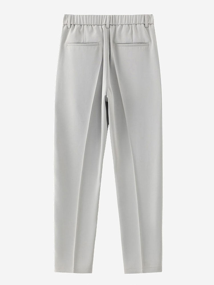 Slim Fit Cropped Tapered Pants