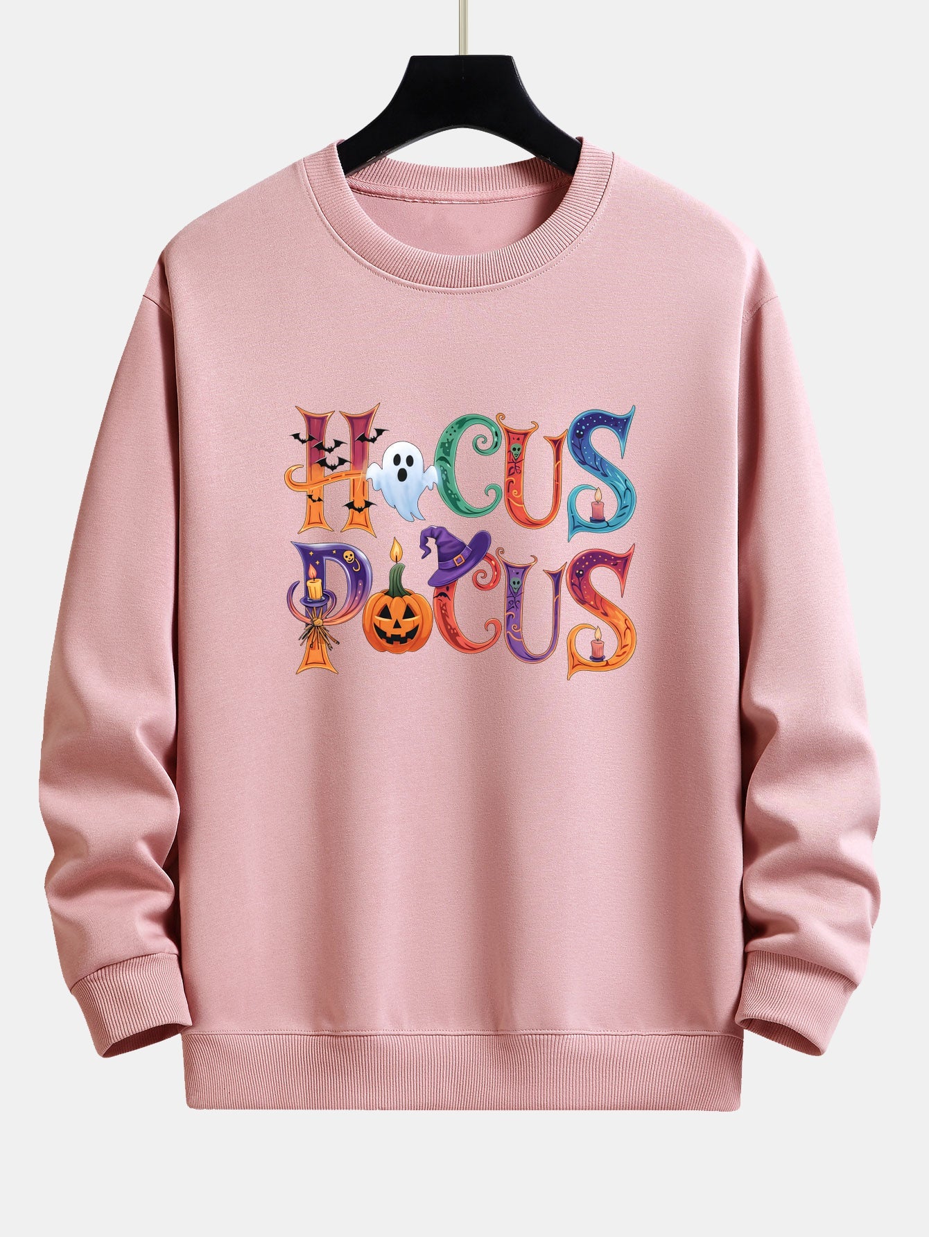 Halloween Hocus Pocus Print Relax Fit Sweatshirt