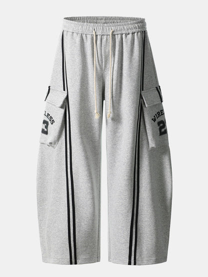 Striped Baggy Sweatpants