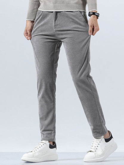 Slim Fit Corduroy Trousers