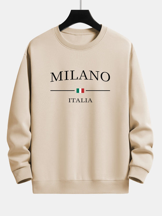 Milano Print Relax Fit Sweatshirt