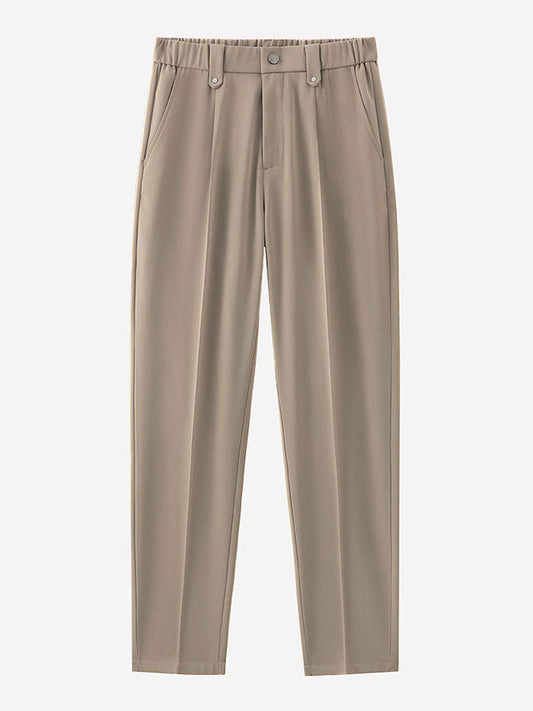 Slim Fit Cropped Tapered Pants