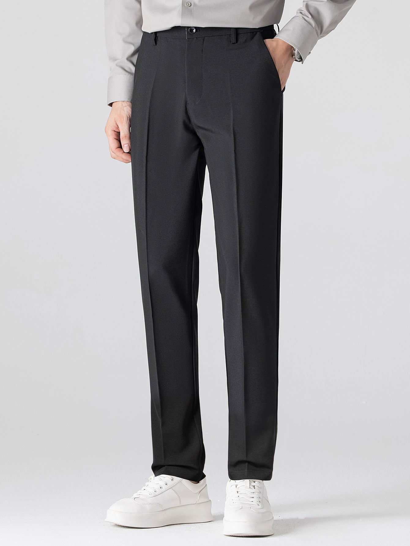 Slim Fit Tapered Trousers