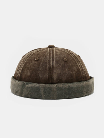 Retro Denim Brimless Hat