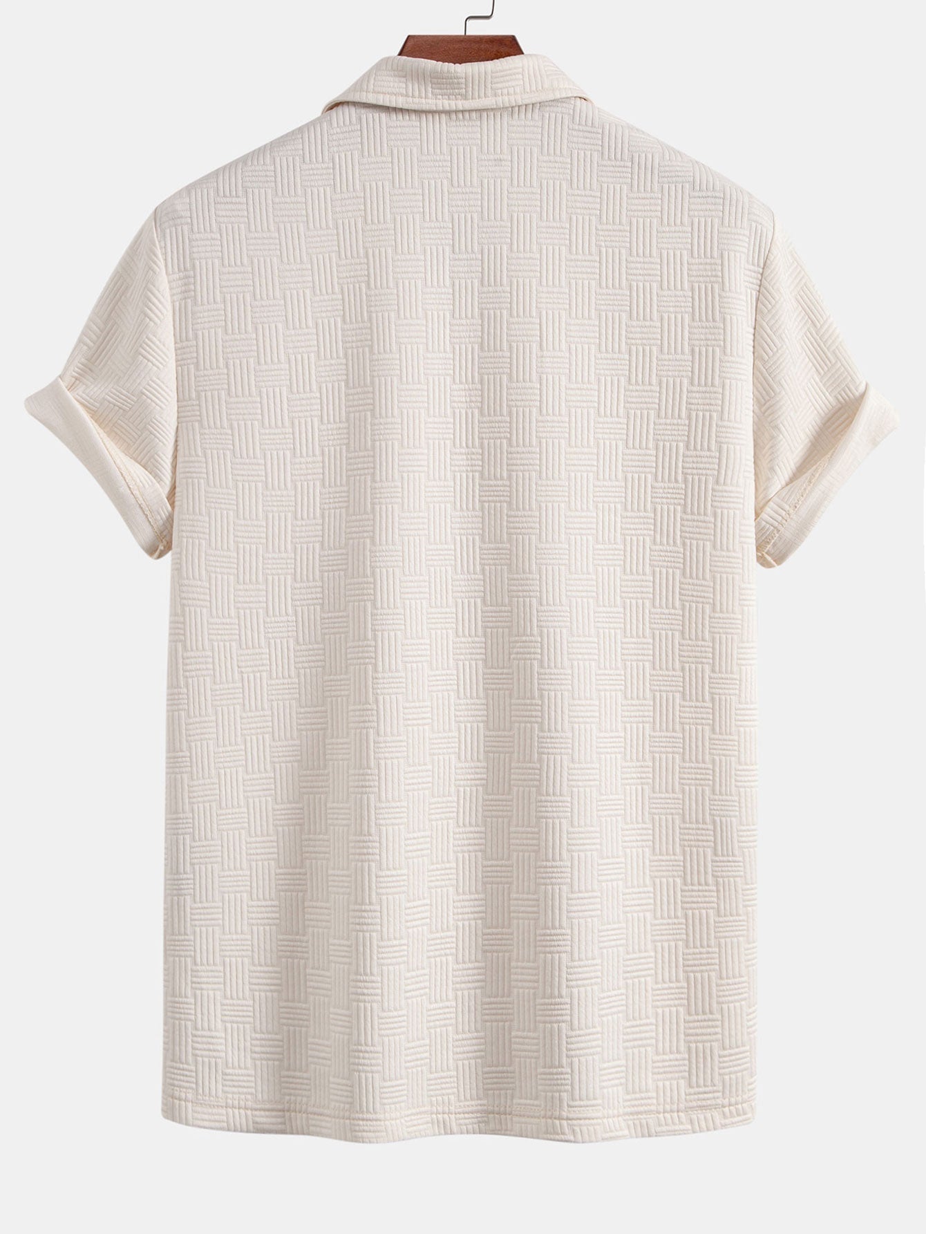 Striped Jacquard Polo Shirt