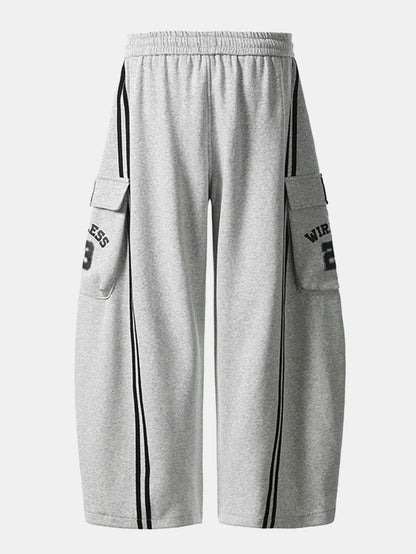 Striped Baggy Sweatpants