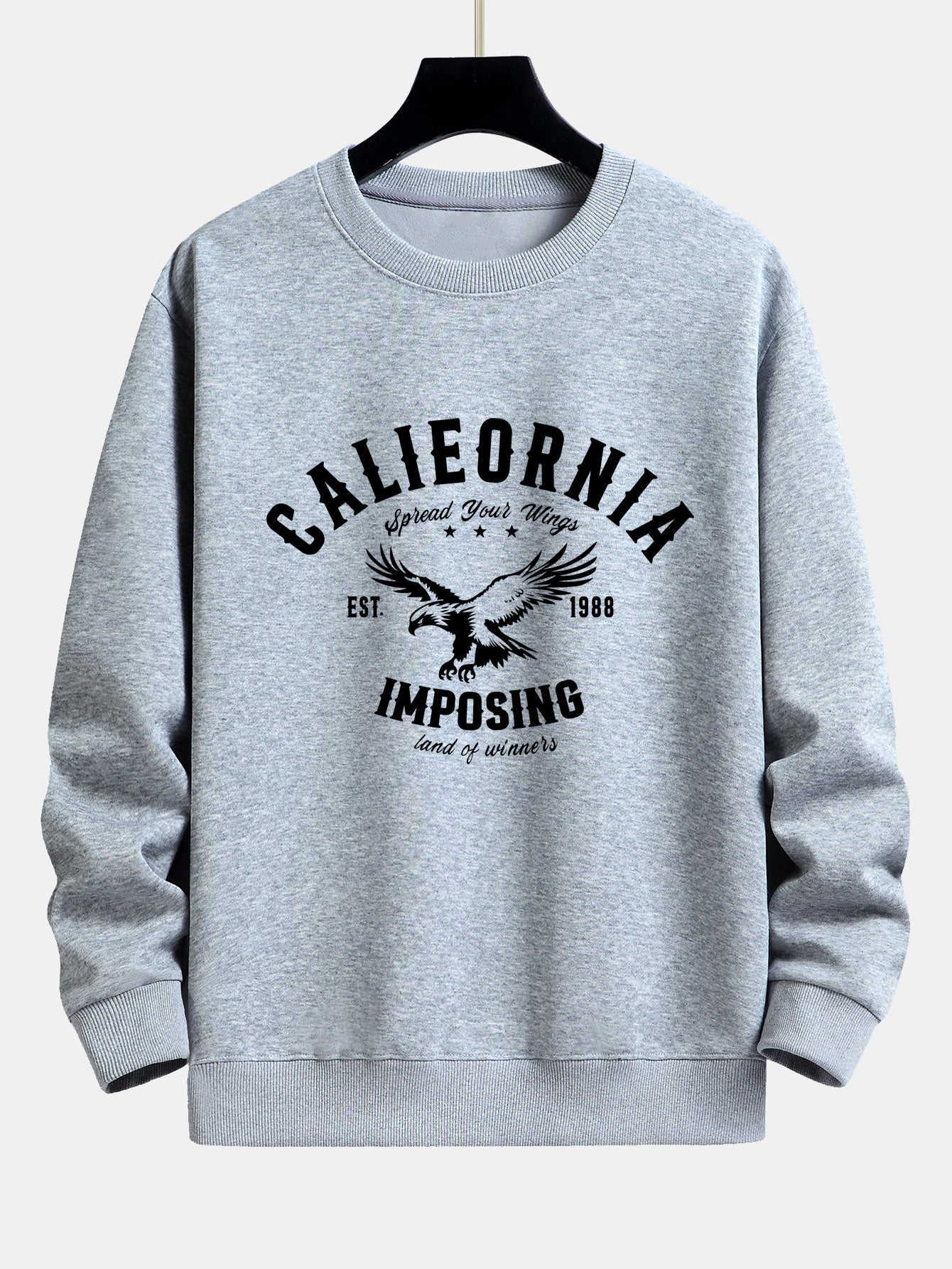 California Eagle Print Relax Fit Sweatshirt