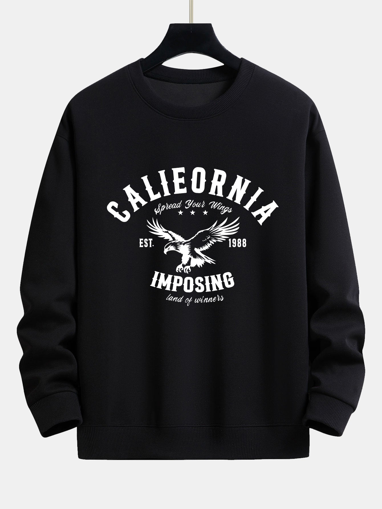 California Eagle Print Relax Fit Sweatshirt