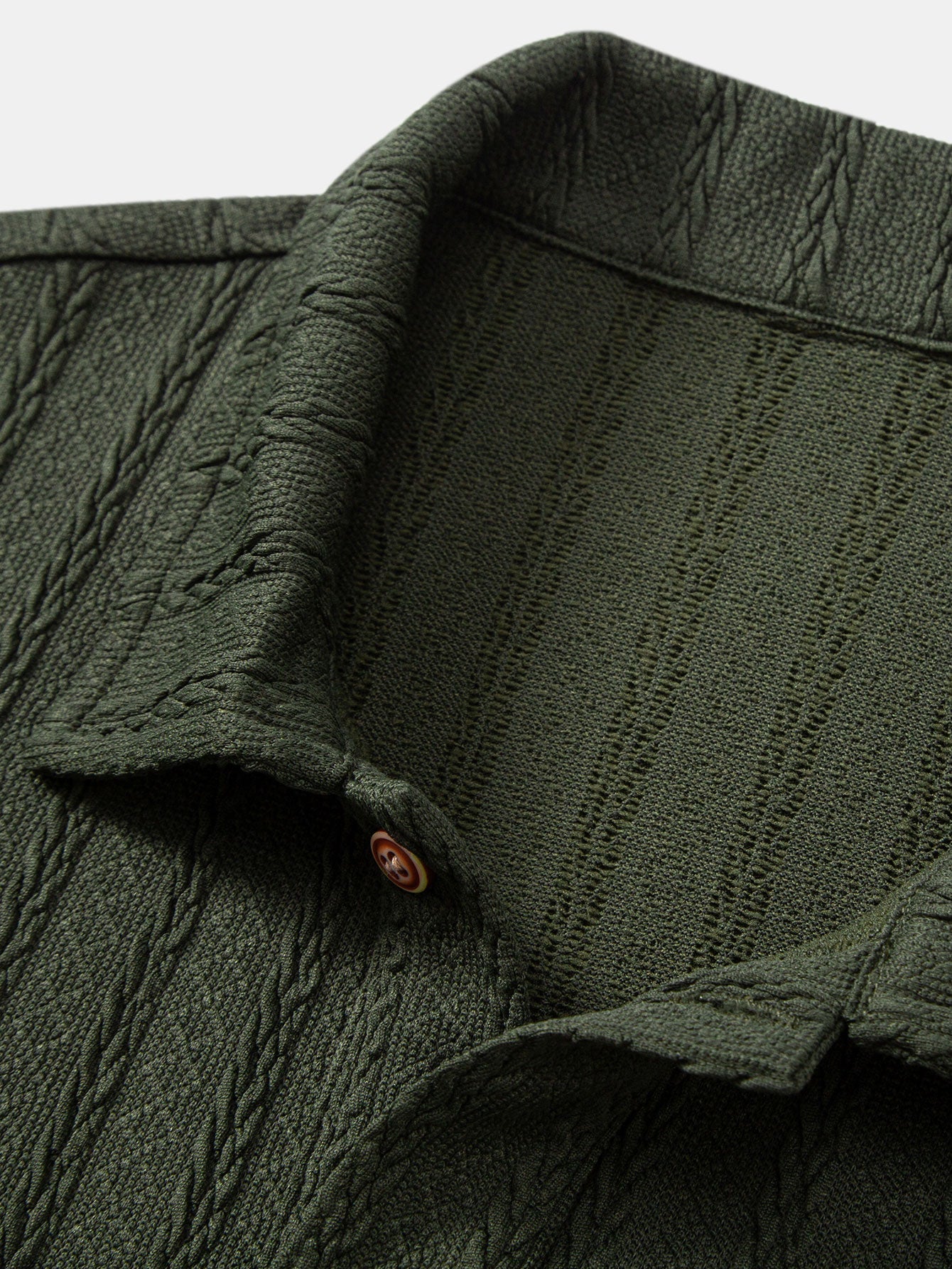 Twist Texture Knit Polo Shirt