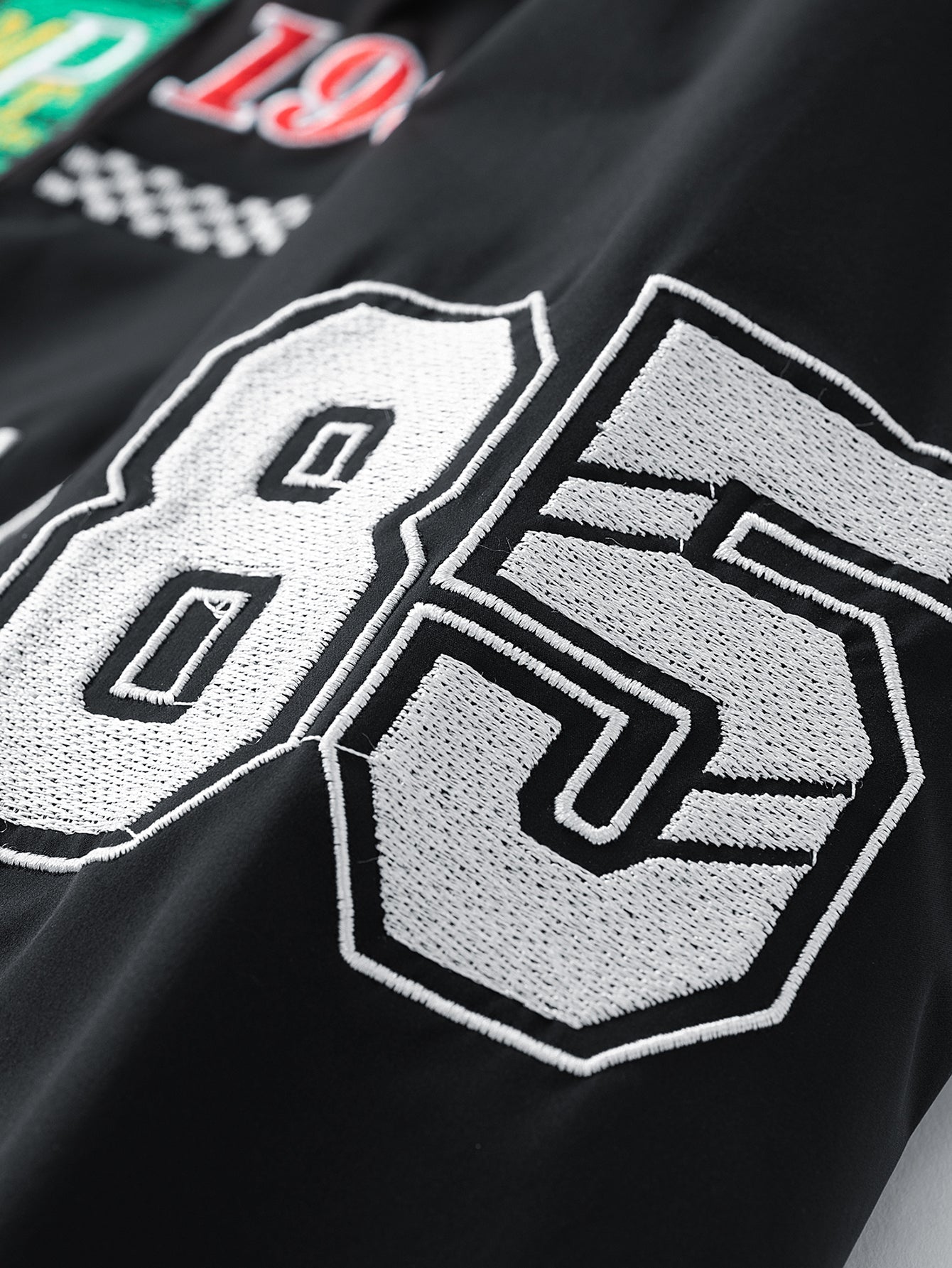 Relax Fit Embroidered Racing Jacket