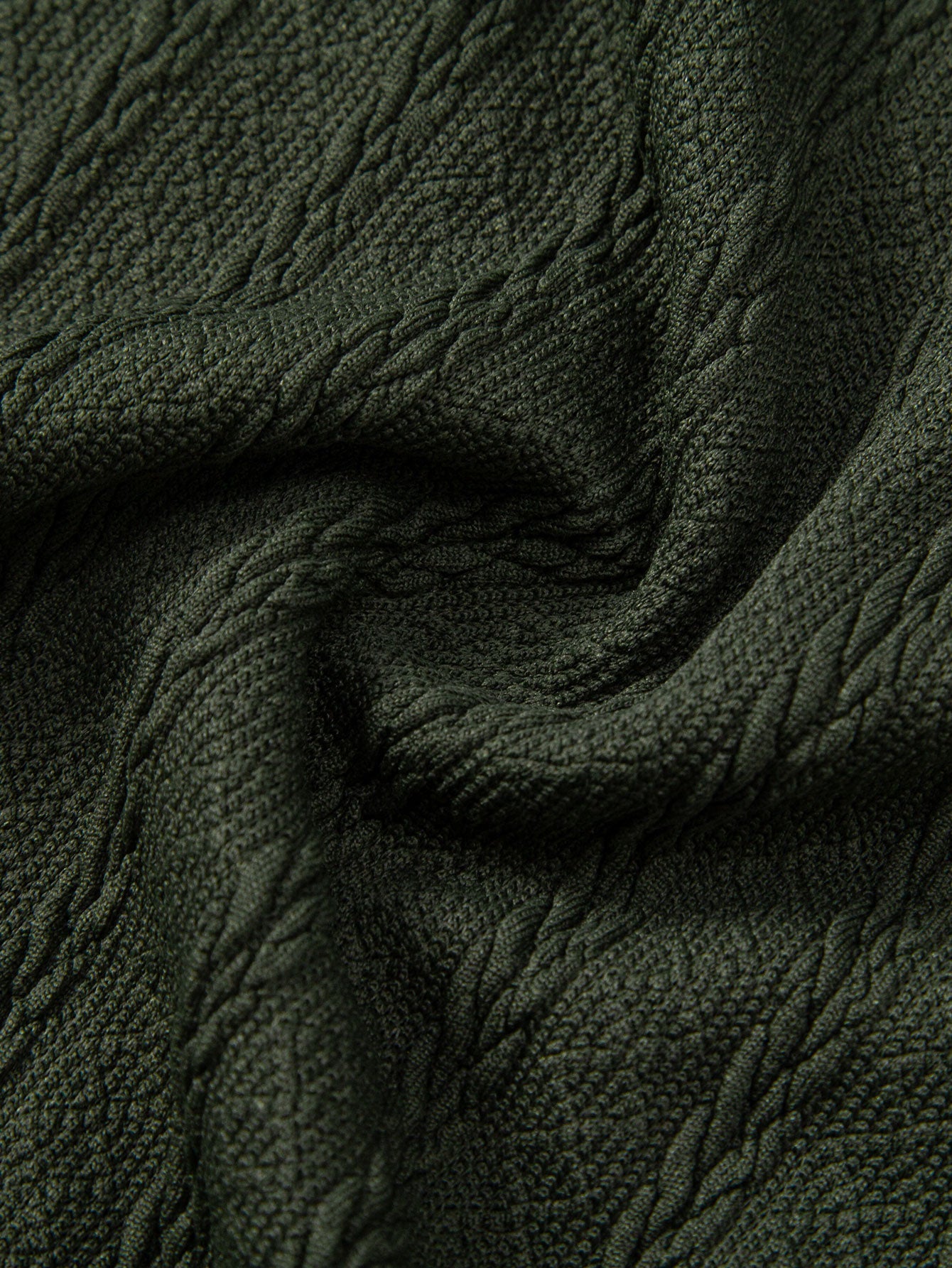 Twist Texture Knit Polo Shirt