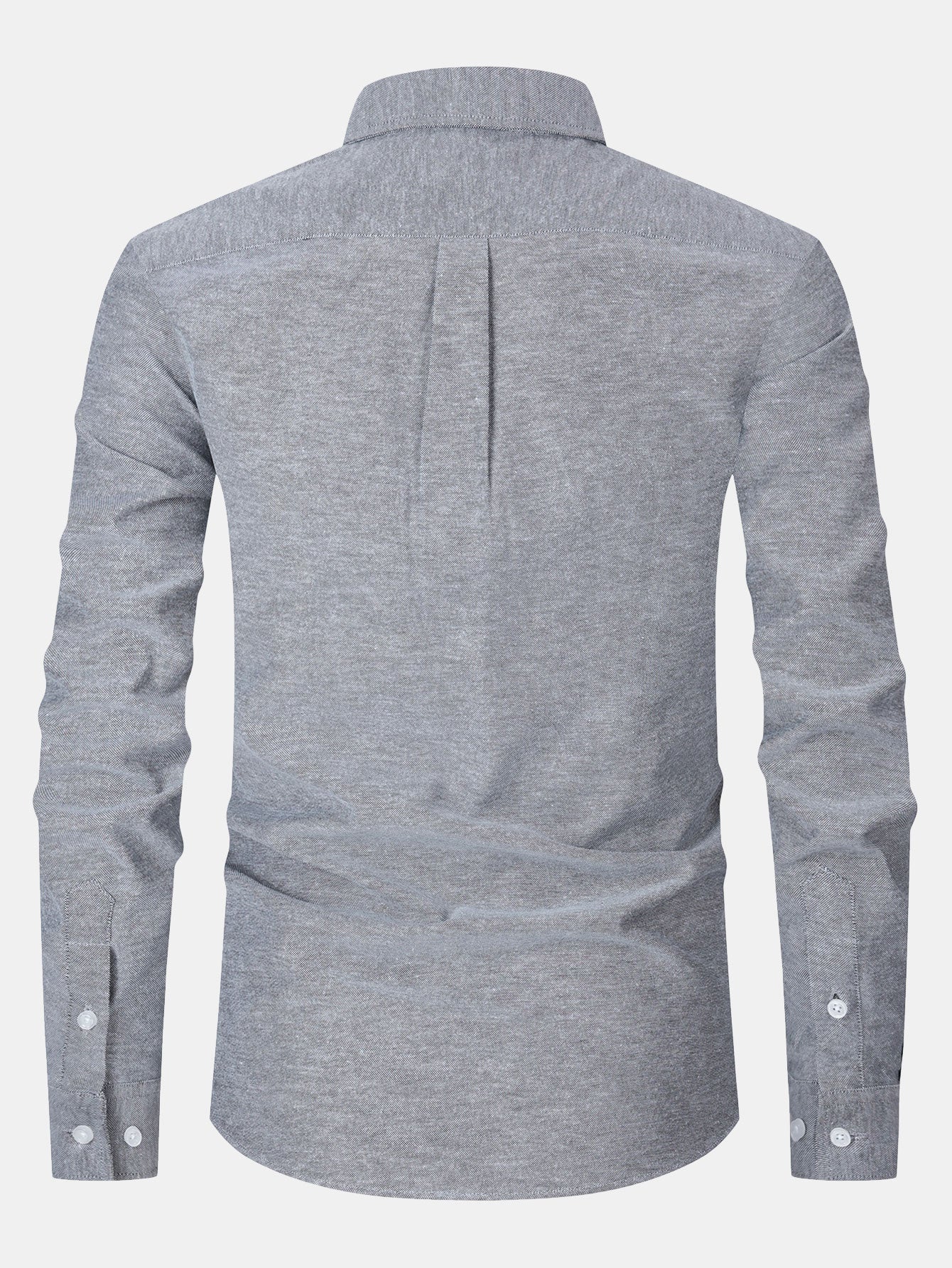 Long Sleeve Pocket Button Up Oxford Shirt