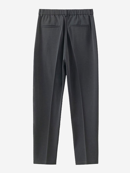 Slim Fit Cropped Tapered Pants