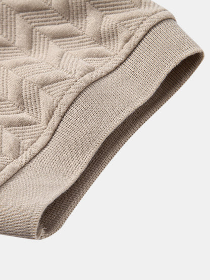 Geometric Jacquard Polo