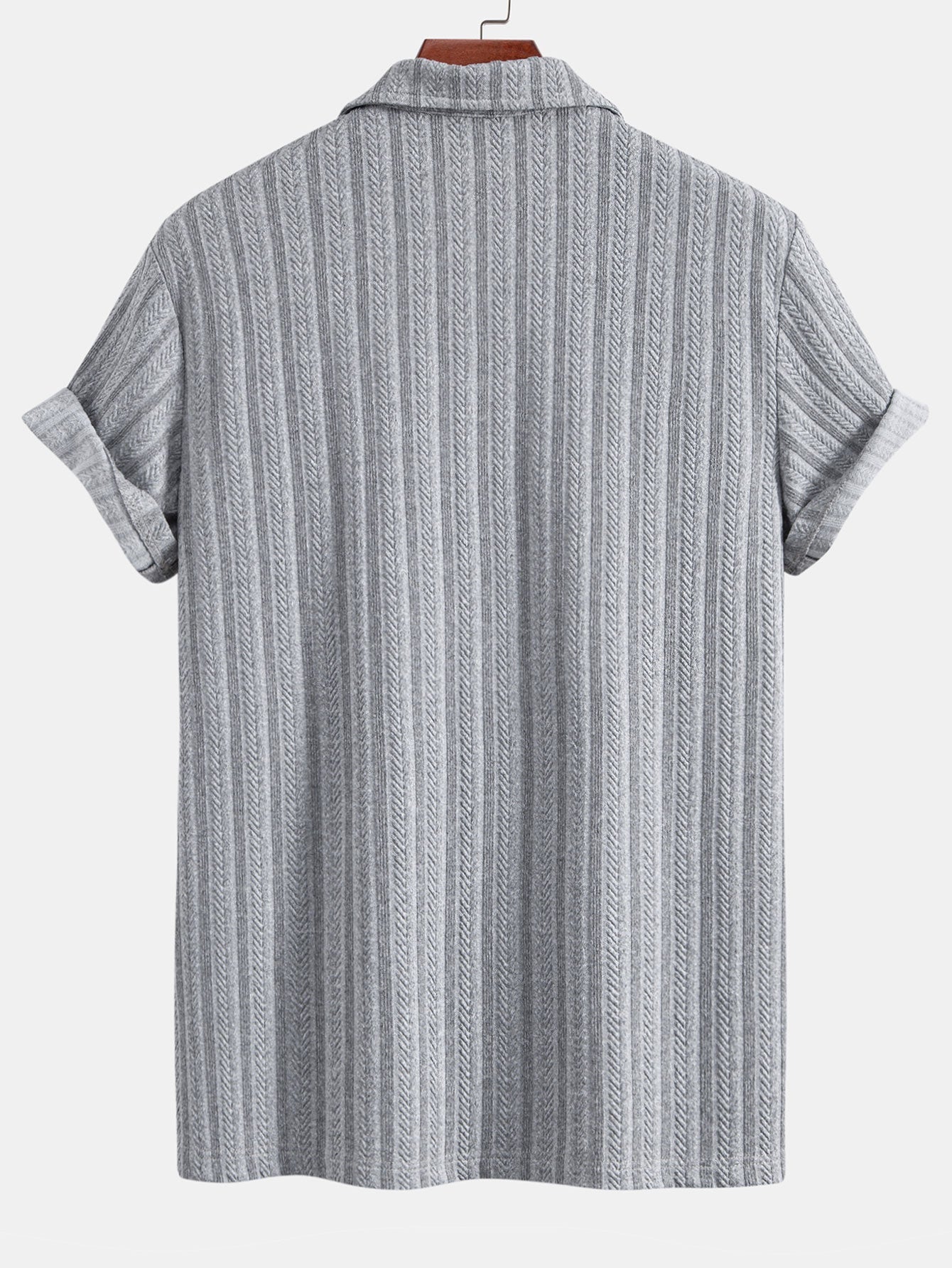 Wheat Ear Jacquard Polo Shirt