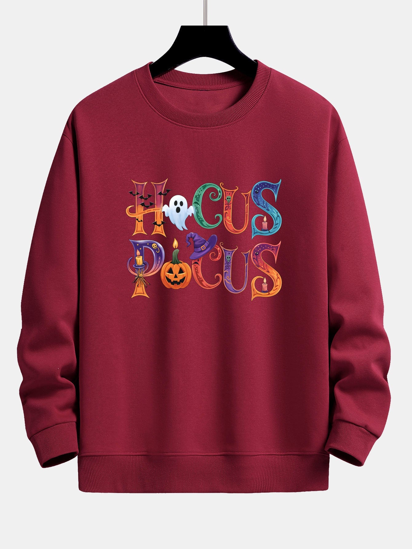 Halloween Hocus Pocus Print Relax Fit Sweatshirt