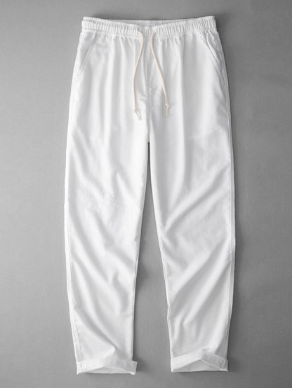 Straight Leg Linen Pants