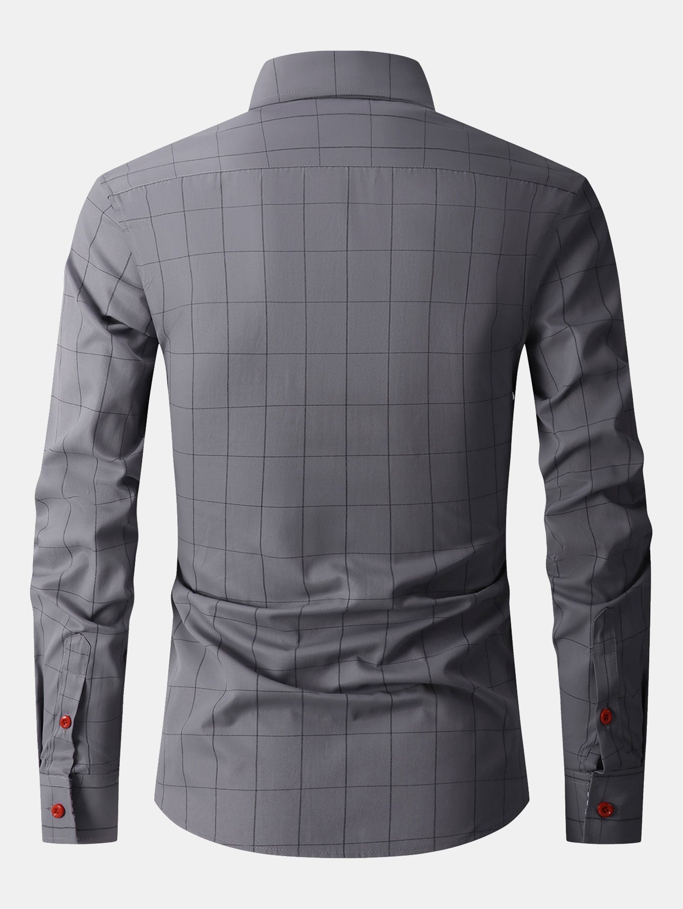 Long Sleeve Plaid Button Up Shirt