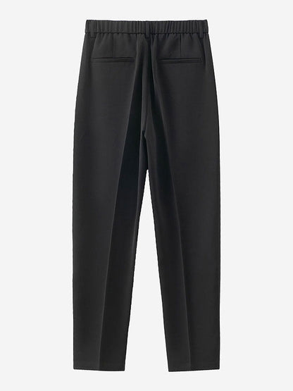 Slim Fit Cropped Tapered Pants