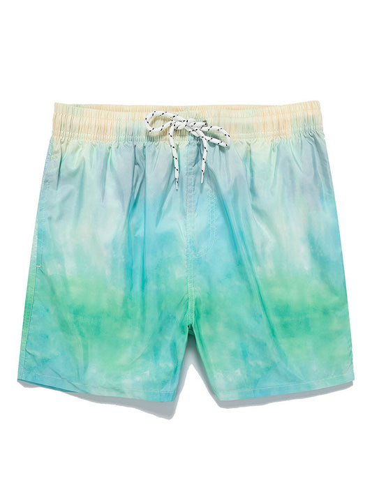 Ombre Print Swim Shorts