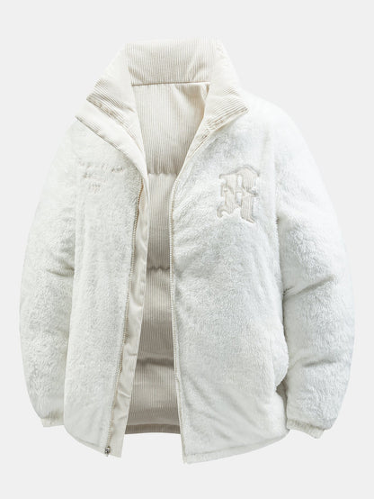 Reversible Teddy Fleece Corduroy Coat