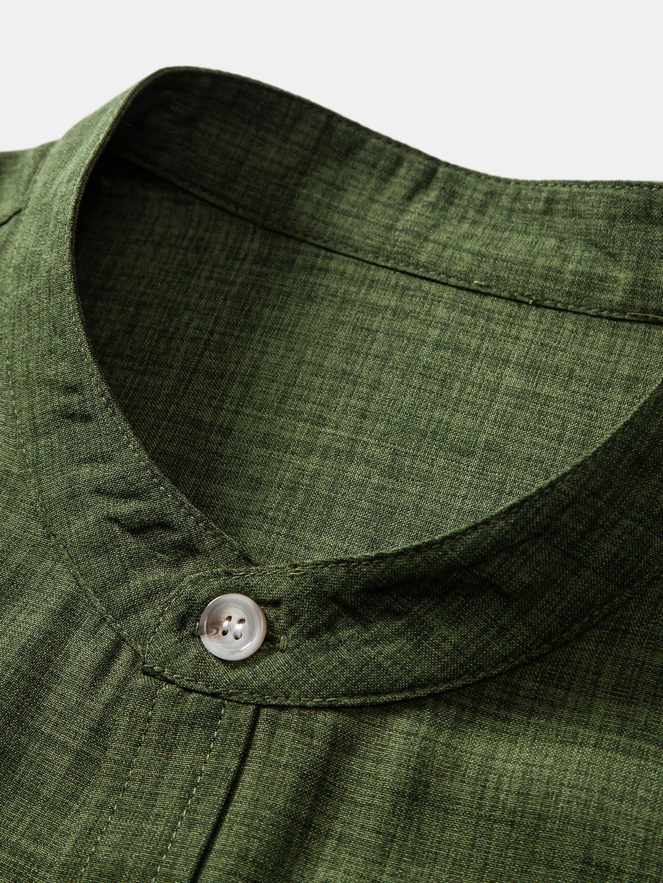 Short Sleeve Stand Collar Shirt