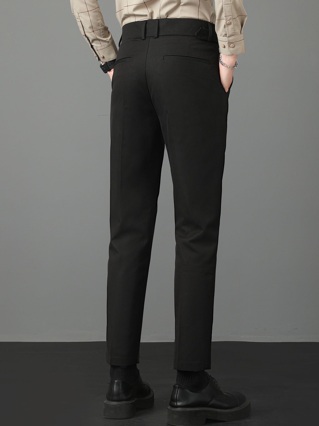 Slim Fit Tapered Trousers
