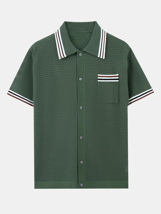 Eyelet Crochet Shirt