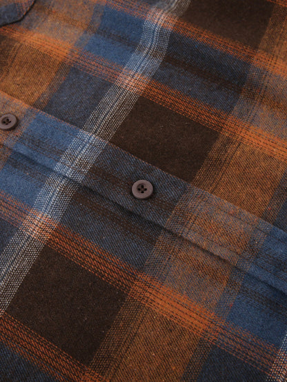 Flannel Plaid Button Up Shirt