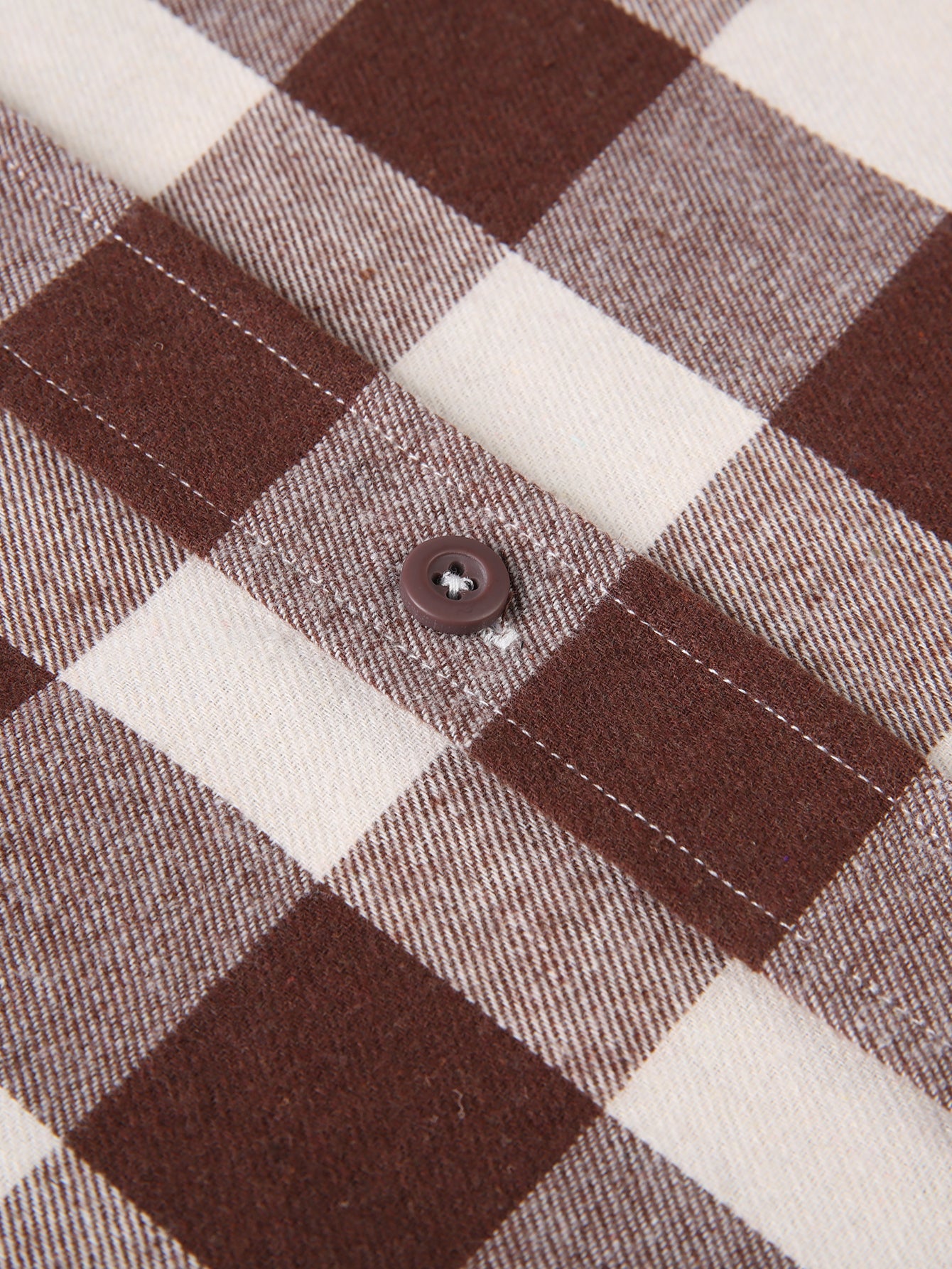 Flannel Plaid Button Up Shirt