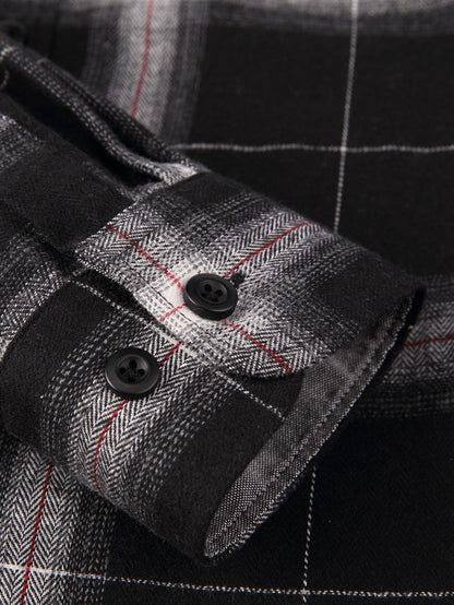 Flannel Plaid Button Up Shirt
