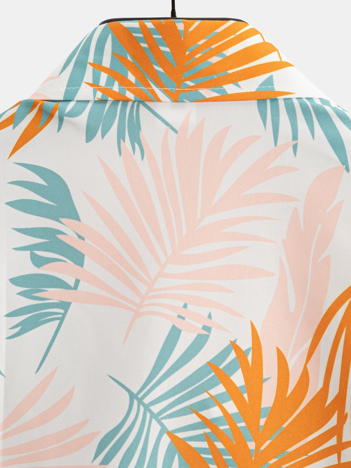 Leaf Print Button Up Shirt