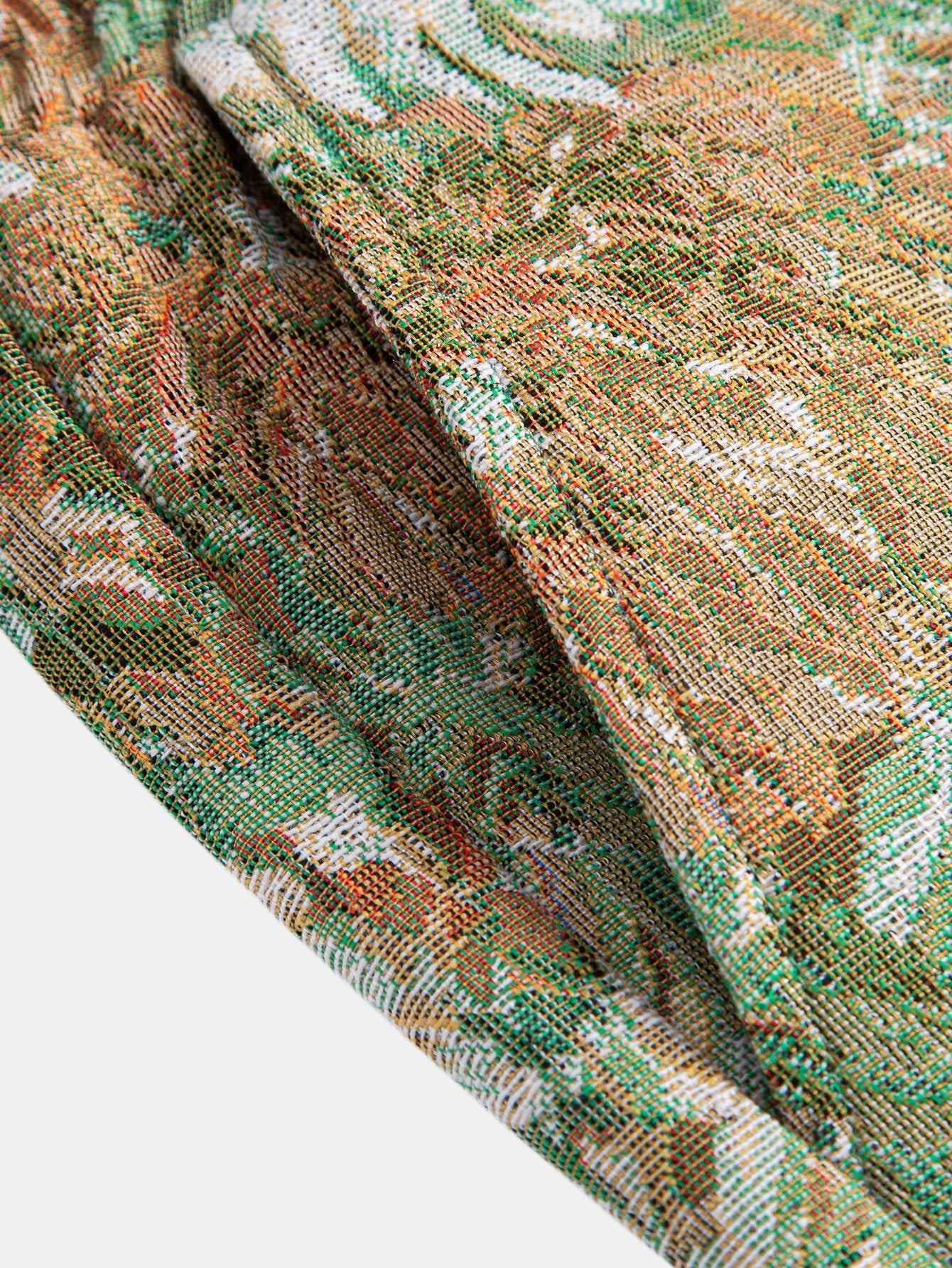 Painted Floral Jacquard Shorts