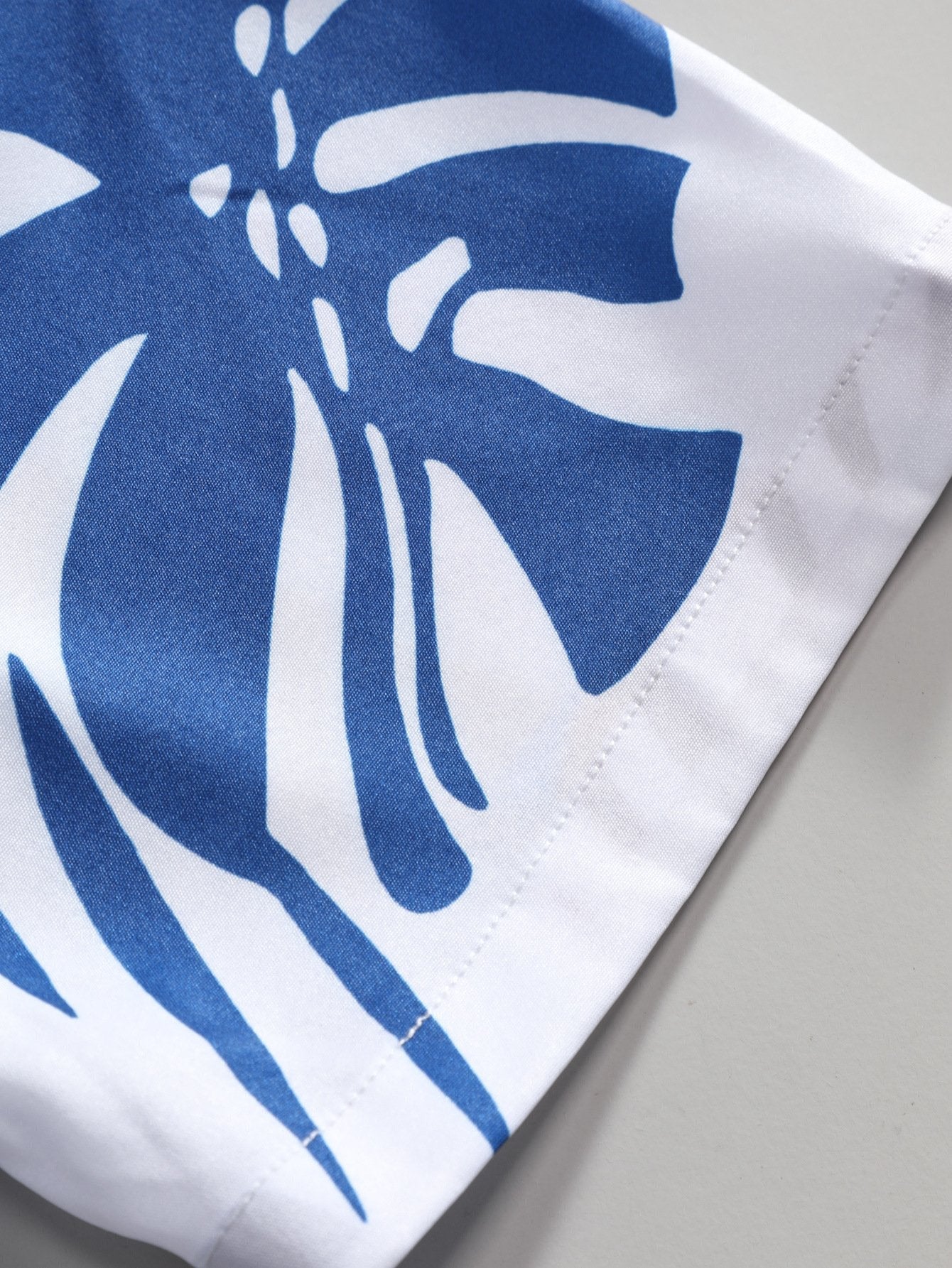 Colorful Leaf Print Button Up Shirt