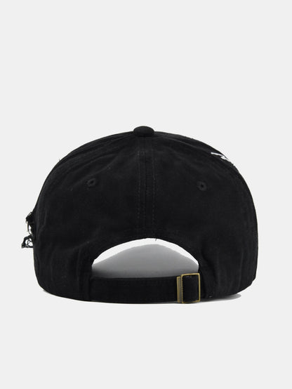 Retro Asher Embroidery Washed Distressed Baseball Cap